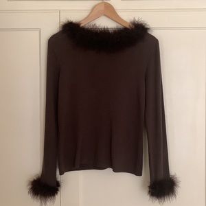 Joseph A Silk Knit Top